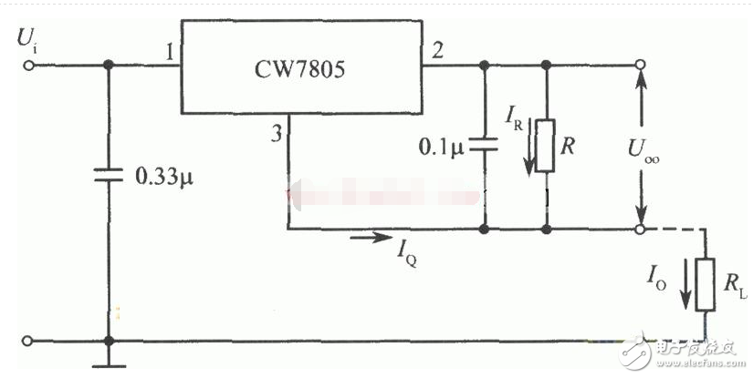 cw7805参数及cw7805应用电路