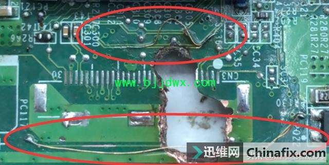 联想笔记本进水冒烟，板层穿孔，十一根飞线报废机完美复活